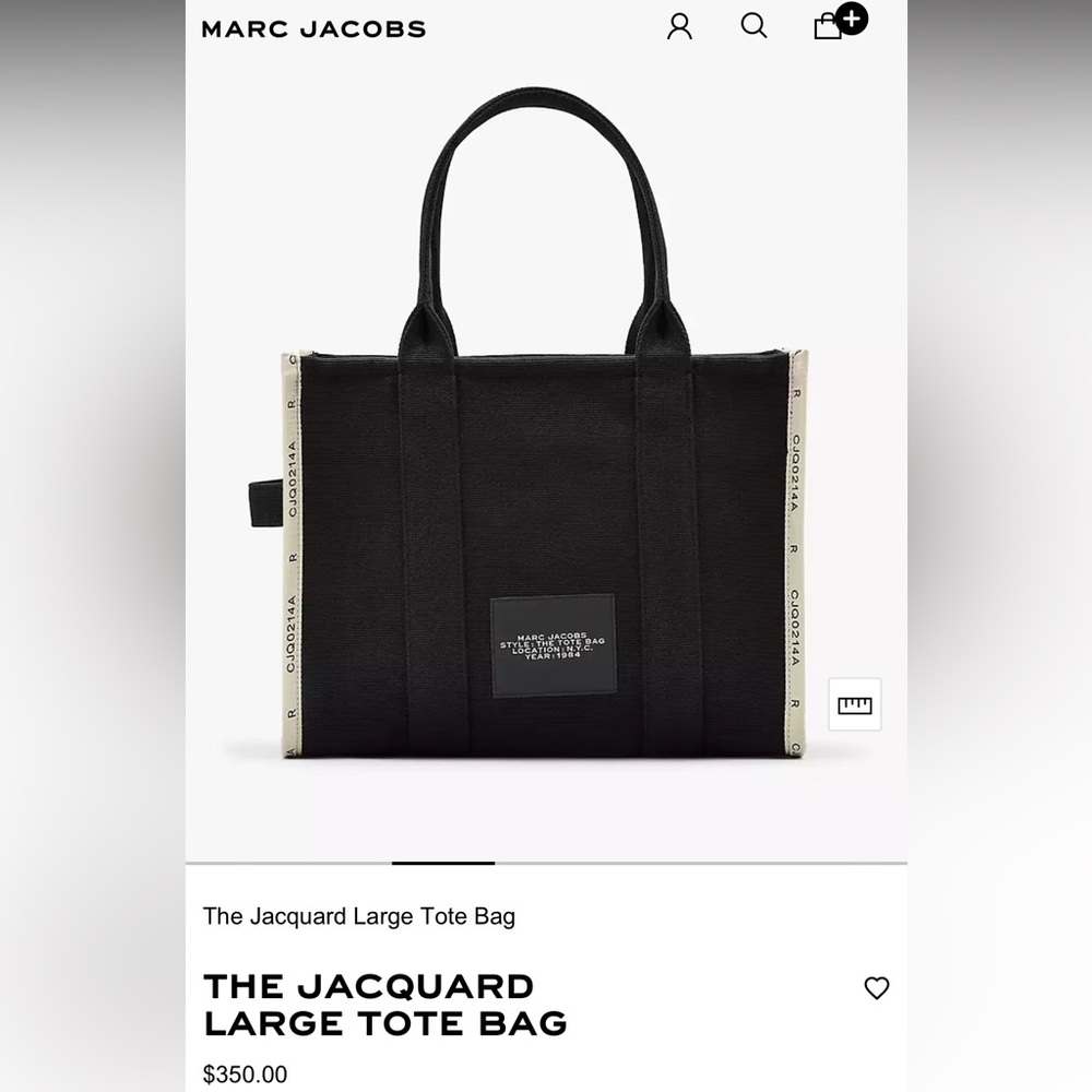 Marc Jacob’s tote bag size large